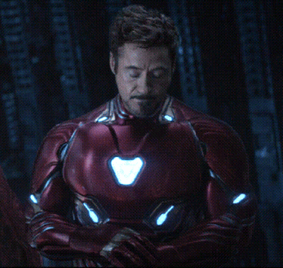 Man In Iron Man Suit Asking What Did You Just Say GIF