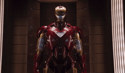 Man In Iron Man Suit GIF