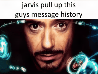 Man In Iron Man Suit With Woman In Captain Marvel Costume GIF