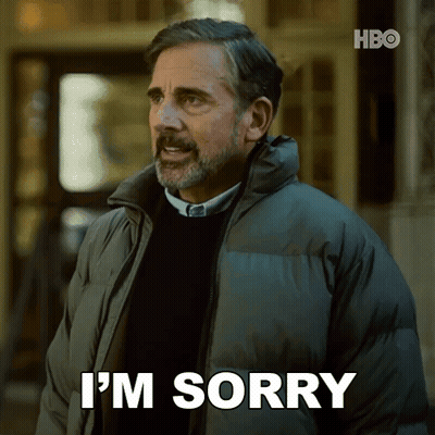 Man In Jacket Saying Sorry GIF