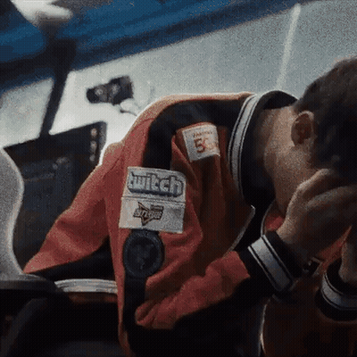 Man In Jacket Saying Twitch GIF