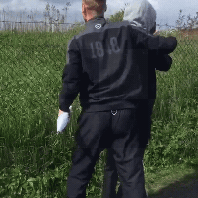 Man In Jacket With Number 18 GIF