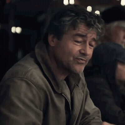 Man In Jacket With Word No GIF