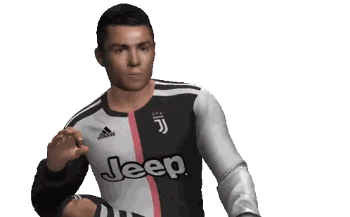 Man In Jeep Jersey Holding Ball Sticker