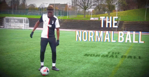 Man In Jeep Jersey Kicking Soccer Ball GIF