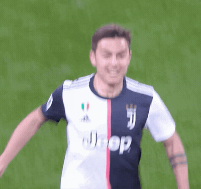 Man In Jeep Jersey Smiling On Soccer Field GIF