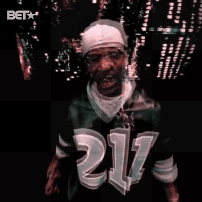 Man In Jersey 211 On Night Street GIF