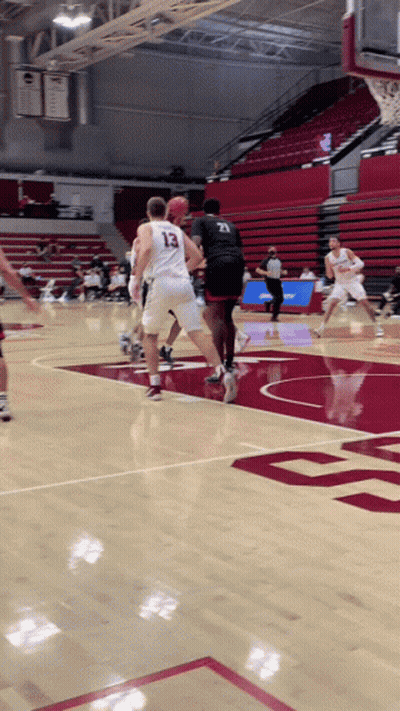 Man In Jersey 24 Holding Basketball GIF