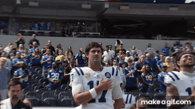 Man In Jersey Number 17 GIF