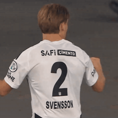 Man In Jersey Number 2 Svensson GIF