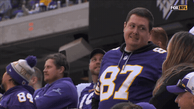Man In Jersey Number 87 GIF