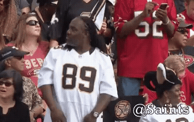 Man In Jersey Number 89 GIF