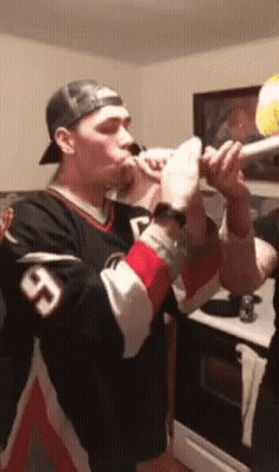 Man In Jersey Number 9 GIF
