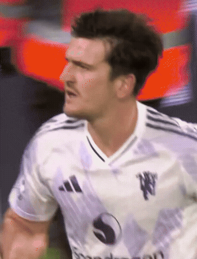 Man In Jersey With Letter W GIF
