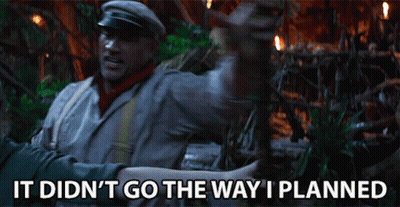Man In Jungle Saying It Didnt Go The Way I Planned GIF