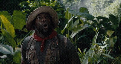 Man In Jungle With Hat Red Bandana And Jungle Badge GIF