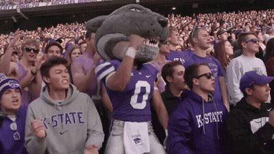 Man in K-State Jersey in Crowd