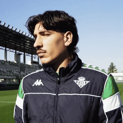 Man In Kappa Jacket In Front Of Stadium GIF