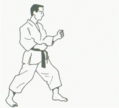 Man In Karate Uniform GIF