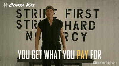 Man In Karate Uniform Strike First Hard No Mercy GIF