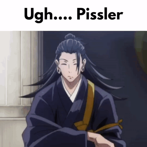 Man In Kimono Saying Ugh Pissler GIF