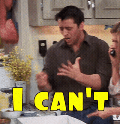 Man In Kitchen Saying I Can't GIF