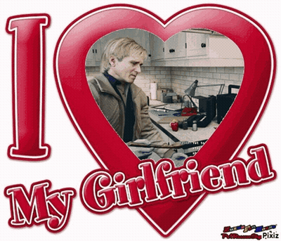Man In Kitchen Saying I Love My Girlfriend GIF