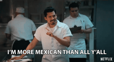 Man In Kitchen Saying I'm More Mexican Than All Y'all GIF