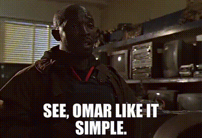 Man In Kitchen Saying See Omar Like It Simple GIF