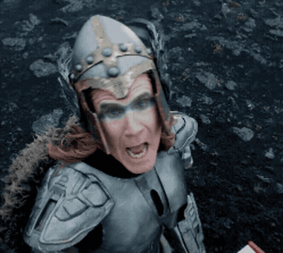 Man In Knight Armor With Helmet GIF