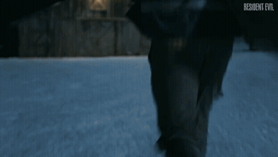 Man In Knitted Hat In Front Of House Resident Evil GIF