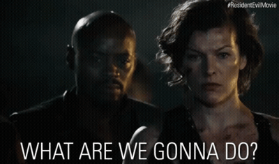 Man In Knitted Hat Looking In Dark Resident Evil GIF