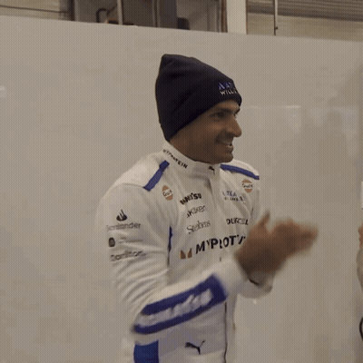 Man In Komatsu Jacket Interviewed GIF