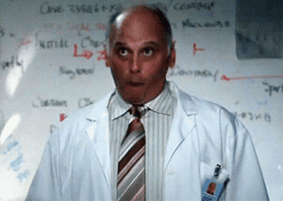 Man In Lab Coat And Tie At Whiteboard Saying Cause GIF
