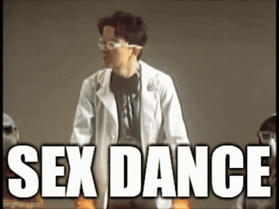 Man In Lab Coat Dancing Sex Dance GIF