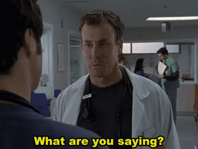 Man In Lab Coat Making Funny Face GIF