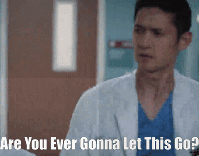 Man In Lab Coat Saying Are You Ever Gonna Let This Go GIF