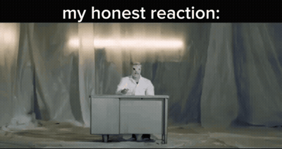 Man In Lab Coat Saying My Honest Reaction GIF