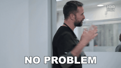 Man In Lab Coat Saying No Problem GIF