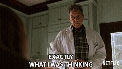Man In Lab Coat Saying What He Thinks GIF