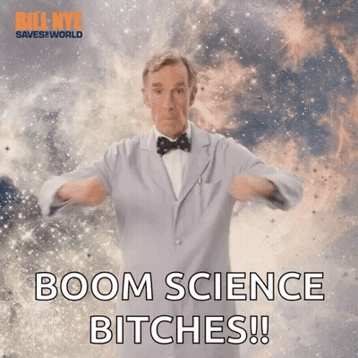 Man In Lab Coat Says Boom Science Bitches GIF