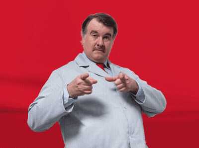 Man In Lab Coat Thumbs Up Saying Love It GIF