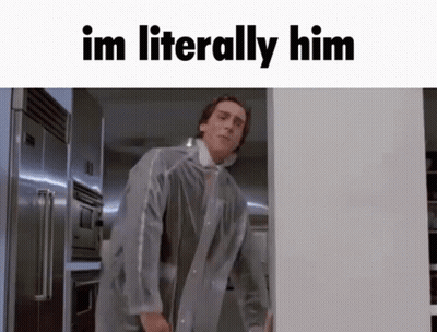 Man In Lab Coat With Im Literally Him GIF