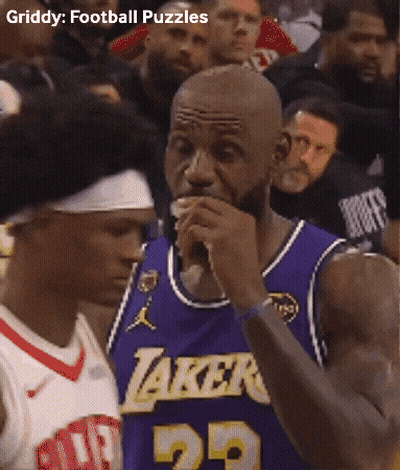 Man In Lakers Jersey Eating GIF