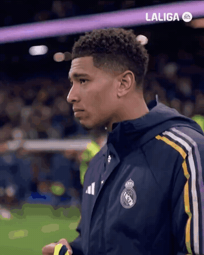 Man In Laliga Jacket On Field GIF