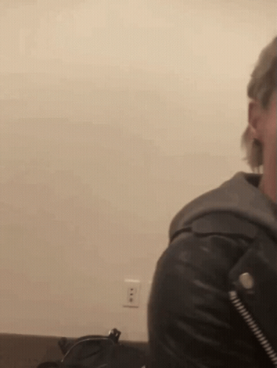 Man In Leather Jacket GIF