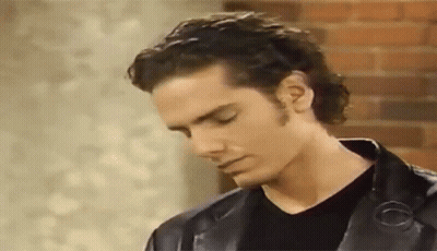 Man In Leather Jacket And Black Shirt GIF