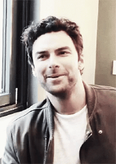 Man In Leather Jacket And White Shirt GIF
