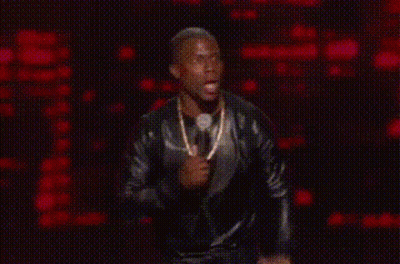 Man In Leather Jacket Dancing On Stage GIF