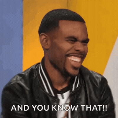 Man In Leather Jacket Laughing Says And You Know That GIF